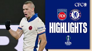 Heidenheim 02 Chelsea  HIGHLIGHTS  UEFA Europa Conference League 2425 [upl. by Aihsele248]