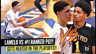 LaMelo Ball vs 1 RANKED PG GETS HEATED Melo Gets TESTED Spire ANOTHER FIGHT [upl. by Macfadyn310]