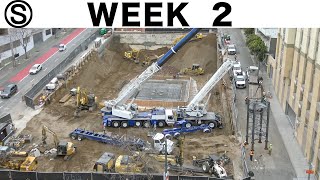 Oneweek construction timelapse with closeups Week 2 of the Ⓢseries [upl. by Gladi]