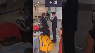 Missionary Brothers Reunite for Brief Moment in Airport in Argentina [upl. by Hak712]