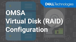 Configuring RAID 5 Virtual Disk using Server Administrator  Dell OMSA [upl. by Icats]