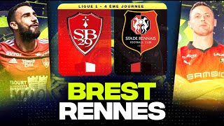 🔴 BREST  RENNES  Chaud Derby breton pour le Podium  sb29 vs srfc   LIGUE 1  LIVEDIRECT [upl. by Grosz]