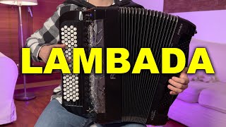 Lambada Llorando Se Fue  Accordion Cover [upl. by Lance260]