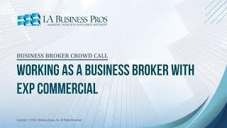 Working as a Business Broker with EXP Commercial [upl. by Tlevesoor]