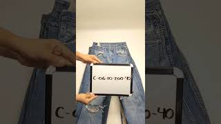 Recycle Vintage Denim C061020040 19 pcs 34 lbs Wholesale at Tiedemann Globe [upl. by Yacano]