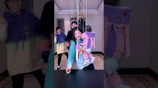 Rope Cutting Challenge To Win A Cell Phone Screaming The Whole TimeFunnyFamily PartyGames [upl. by Airdnal]