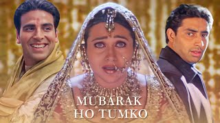 Mubarak Ho Tumko Ye Shaadi Tumhari  Lyrical  Udit Narayan  Karisma Abhishek  Wedding Song [upl. by Jarlathus395]