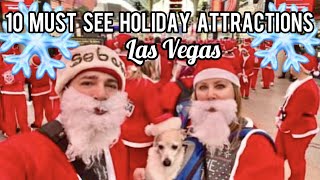 Christmas 2023 in Vegas  Top 10 MUST sees [upl. by Nalym]