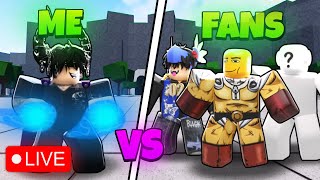 Beat me in 1v 1 GET EARLY ACCES 🔴 LIVE 🔴  roblox thestrongestbattlegrounds [upl. by Atterahs]