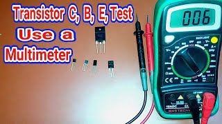 Transistor Test CBE Use a Multimeter [upl. by Anirbac]