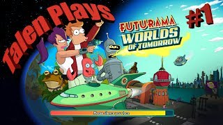 Futurama Worlds of Tomorrow Lets Play Episode 1 [upl. by Akirdnas435]