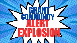 LATEST UPDATE IN GRANT COMMUNITY PREPARE FOR YOUR DISBURSMENT ALERTS [upl. by Rebor190]