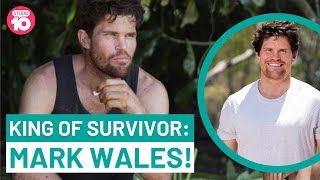 King of Survivor Mark Wales  Studio 10 [upl. by Ybbor189]