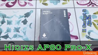 Hidizs AP80 PROX HiRes Music Player Unboxing [upl. by Anitnahs]