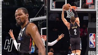 Blake Griffin amp Kevin Durant Gets the Barclays Center HYPED With Putback Dunk amp Crossover on Giannis [upl. by Brnaba]