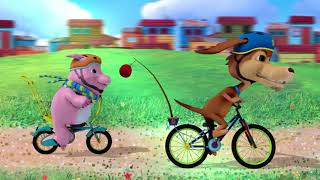 MI PERRO CHOCOLO  VALS EN BICICLETA  CANCIONES INFANTILES PARA JUGAR Y HACER EJERCICIOS [upl. by Tansy625]