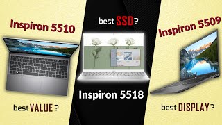 Dell Inspiron 5510 vs Inspiron 5518 vs Inspiron 5509  Inetl HSeries vs GSeries  MX450 vs MX350 [upl. by Elokcin]