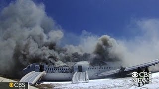 Asiana crash video obtained by CBS News [upl. by Adihahs127]