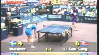 jan ove waldner li gun sang wold championship table tennis 1993 [upl. by Sivatco]