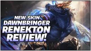 Renekton Gelo Sombrio  Skin Preview Wild Rift [upl. by Barbi297]