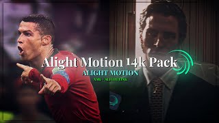 Alight Motion Mega 14K Pack  SHAKES  CC  TEXT ANIMATIONS  TRANSITIONS  OVERLAYS  XML amp LINK [upl. by Cindy]