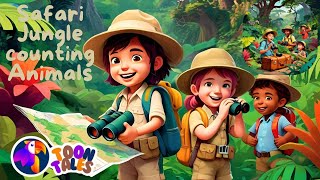 Safari Counting Counting Animal Song  For Kids  More Nursery Rhymes amp Baby Songs [upl. by Ylaek40]