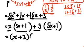 Factorising quadratics with more than 1 x squared [upl. by Aynot586]