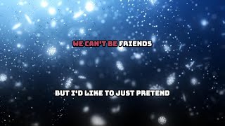 Ariana Grande  we cant be friends wait for your love Karaoke [upl. by Sachi]