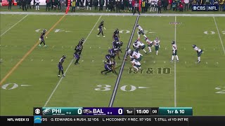 Saquon Barkleys first carry goes for 12 yards [upl. by Ardnuhs]