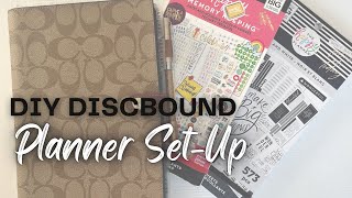 DIY Discbound 2024 Coach Planner SetUp and Flip Through [upl. by Assereht]