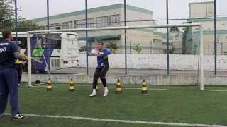 treino goleiros santo andre [upl. by Nevag]