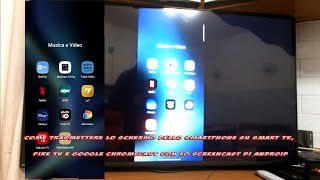 Trasmettere lo schermo del cellulare su Smart TV Fire TV e Chromecast con lo screencast di Android [upl. by Ainahs]