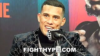 DAVID BENAVIDEZ IMMEDIATE REACTION AFTER STOPPING KYRONE DAVIS [upl. by Ramal]