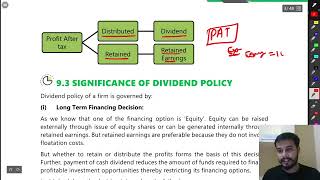 01A Concept amp Example 1 Dividend Decision [upl. by Gratiana]