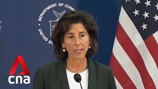 US Commerce Secretary Gina Raimondo stresses need for predictable regulations in China [upl. by Winsor]