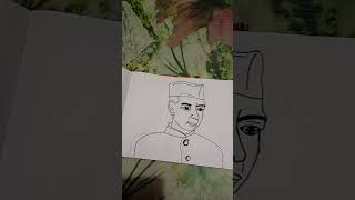 How to draw Jawaharlal drawing  please  Like  subscribe  share  comment  please 😍😘🥰☺️🤩😚👍👍👌👌 [upl. by Cirone]