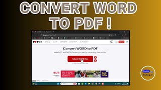 How to Convert Word to PDF [upl. by Namreh]