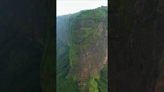 Harihar Fort Trek 😱 Most Dangerous Trek Ever 80°  shorts youtubeshorts ytshorts [upl. by Ylrrad200]