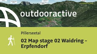 02 Map stage 02 Waidring  Erpfendorf [upl. by Htesil]