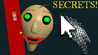 Baldi Follows Your Mouse Cursor  NEW SECRETS [upl. by Gibby]