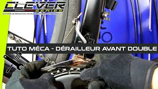 Réglage dérailleur avant vélo de route  double plateau [upl. by Ivo]