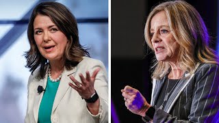 Smith vs Notley Alberta election campaign kicks off [upl. by Abate977]