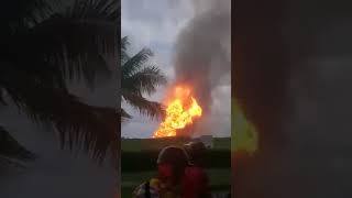 Explosión en el gasoducto de Muscar en Punta de Mata Venezuela deja varios heridos y desaparecidos [upl. by Rakabuba]