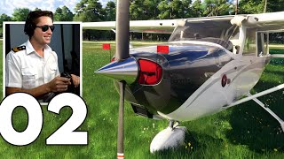 Earning My Commercial Pilot License MS Flight Simulator 2024 Career  Part 2 [upl. by Mcquade]