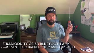 Radioddity GS5B  Part 2  Bluetooth App Programming [upl. by Nemajneb]