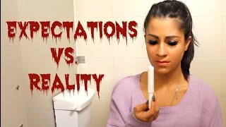 Being on Your Period EXPECTATIONS vs REALITY w Alessandra DeMartino [upl. by Ethbun]