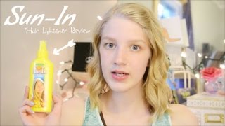 SunIn Hair Lightener Review [upl. by Hartman]