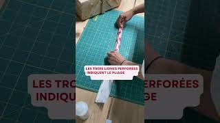 Tuto couture  Comment utiliser la bande thermocollante perforée [upl. by Einnal]