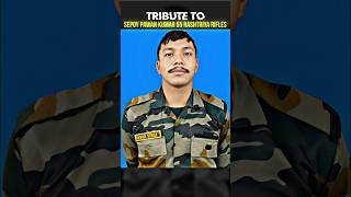 Tribute to Sepoy Pawan Kumar 🥺🇮🇳💐 55 RR  Rashtriya Rifles [upl. by Lewej]