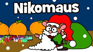 ♪♪ Weihnachtslied für Kinder – Nikomaus  Hurra Kinderlieder  Kinderlied Weihnachten  Tierlied [upl. by Metts]